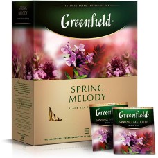 Чай Гринфилд "SPRING MELODY" 100 пак